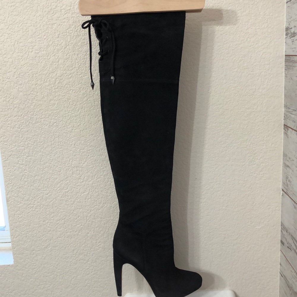 Sam Edelman High Knee Black  Boots